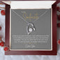 To My Soulmate | I Love You - Forever Love Necklace