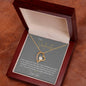 To My Soulmate | I Love You - Forever Love Necklace