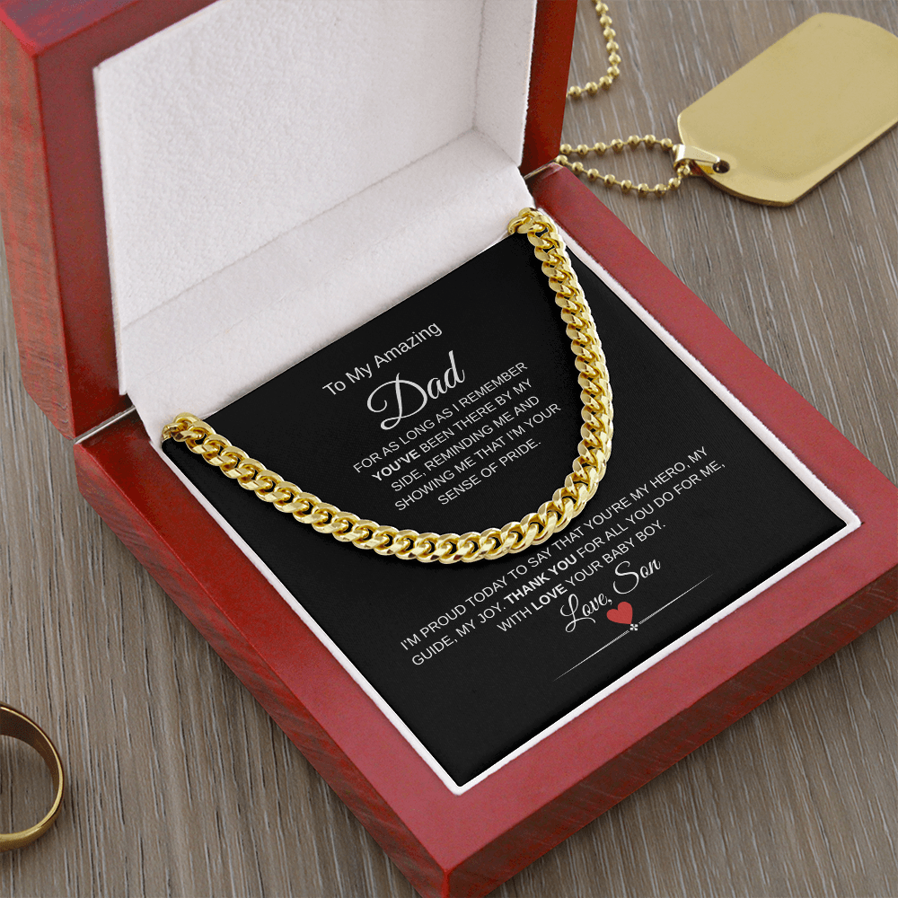 To Dad, From Son, Thank You