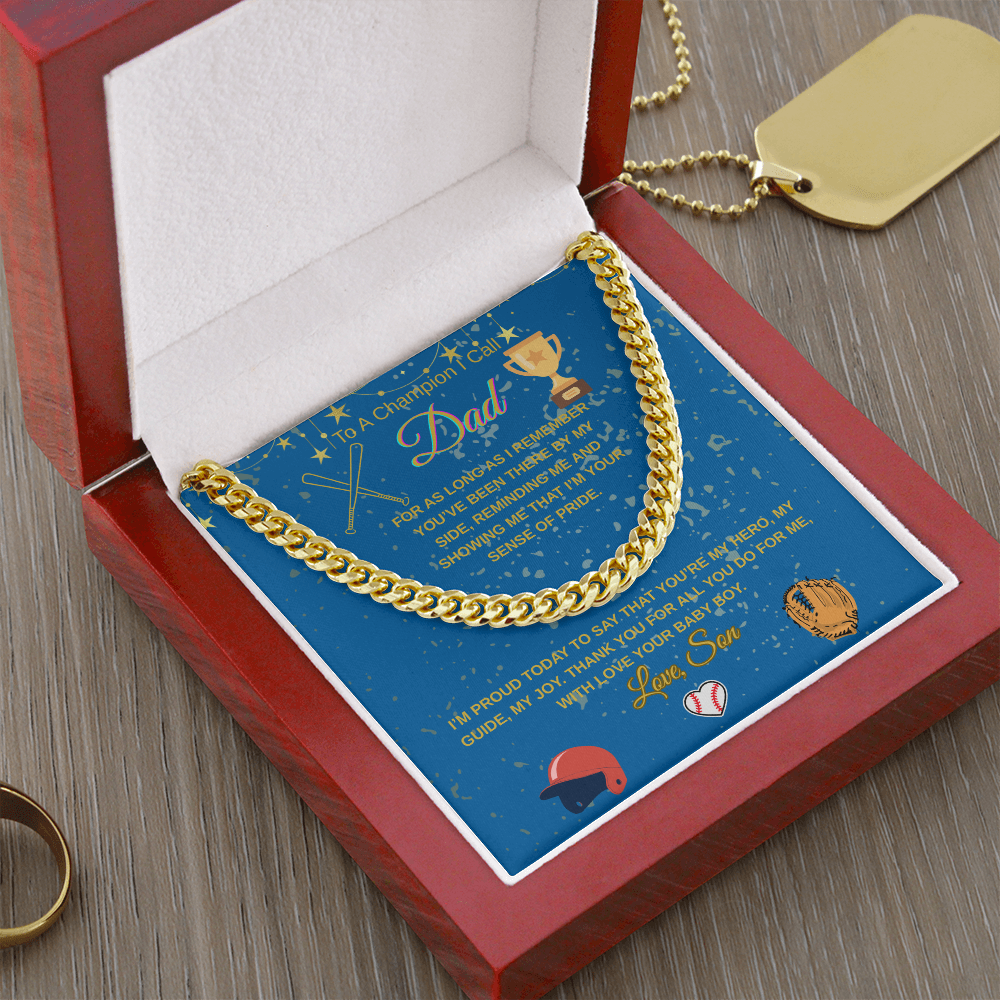 To My Champion Dad, Gold Script