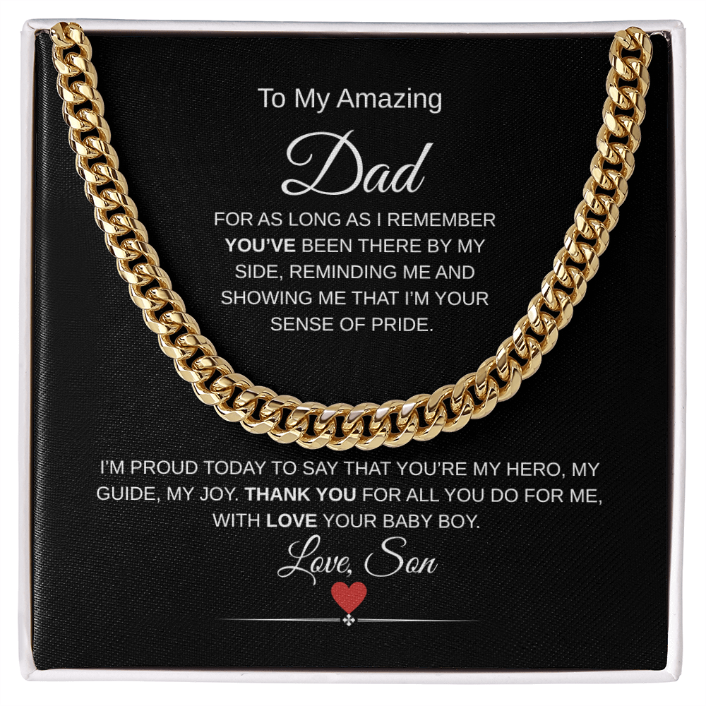 To Dad, From Son, Thank You