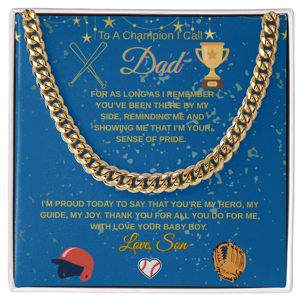 To My Champion Dad, Gold Script