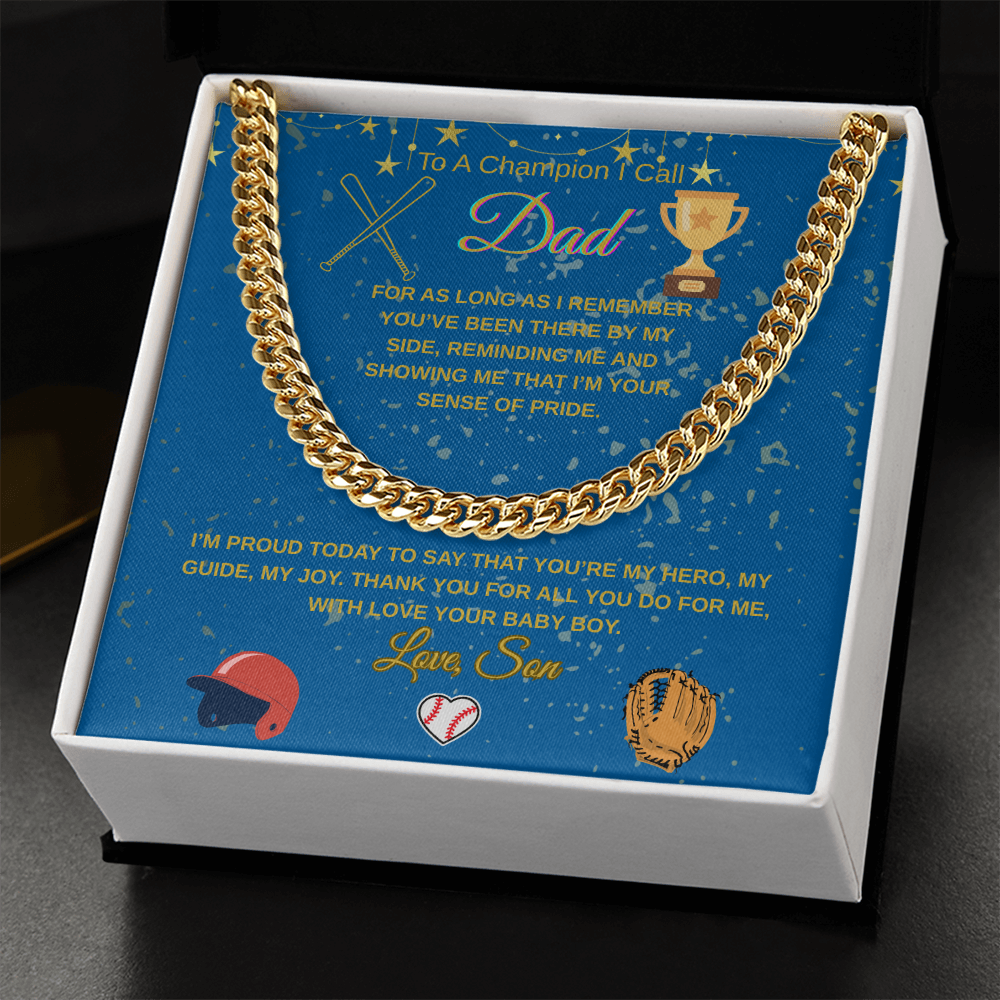 To My Champion Dad, Gold Script