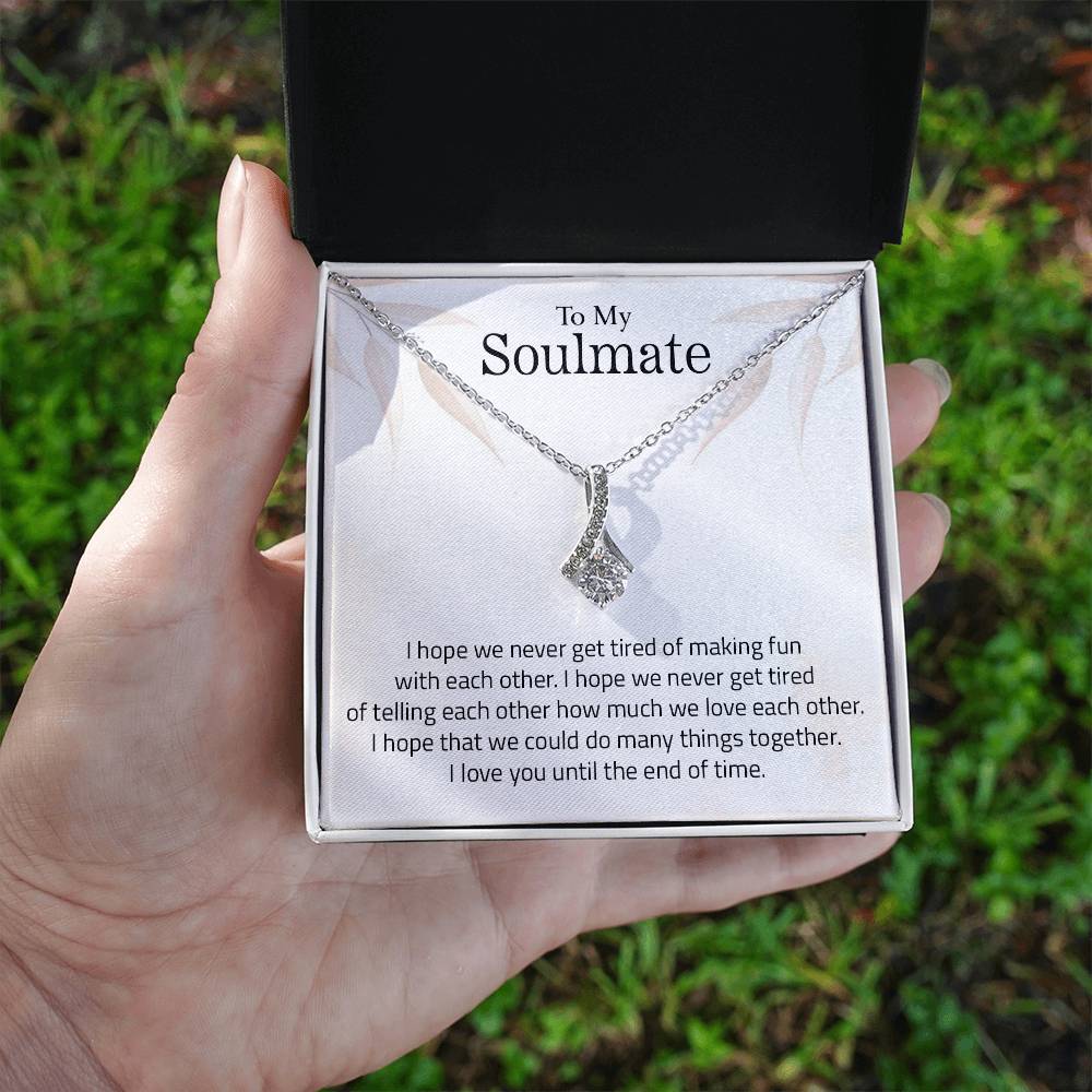 To My Soulmate | I Love You - Alluring Beauty necklace