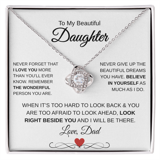To My Daughter, Love Knot