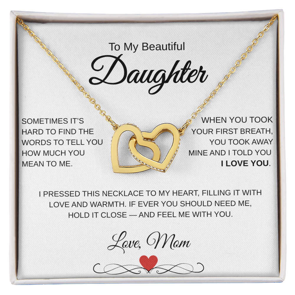 To My Daughter – Forever Love Necklace