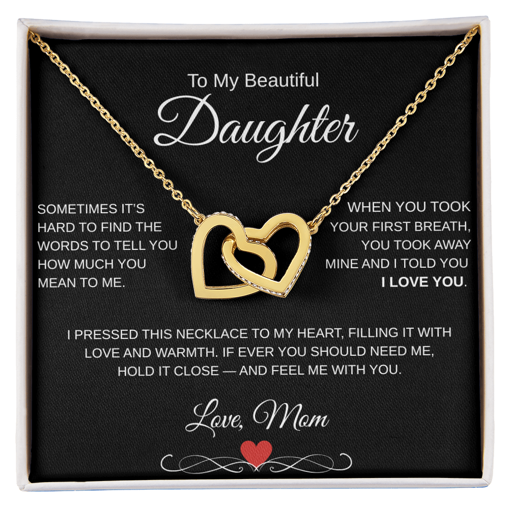 To My Daughter - Forever Love Necklace
