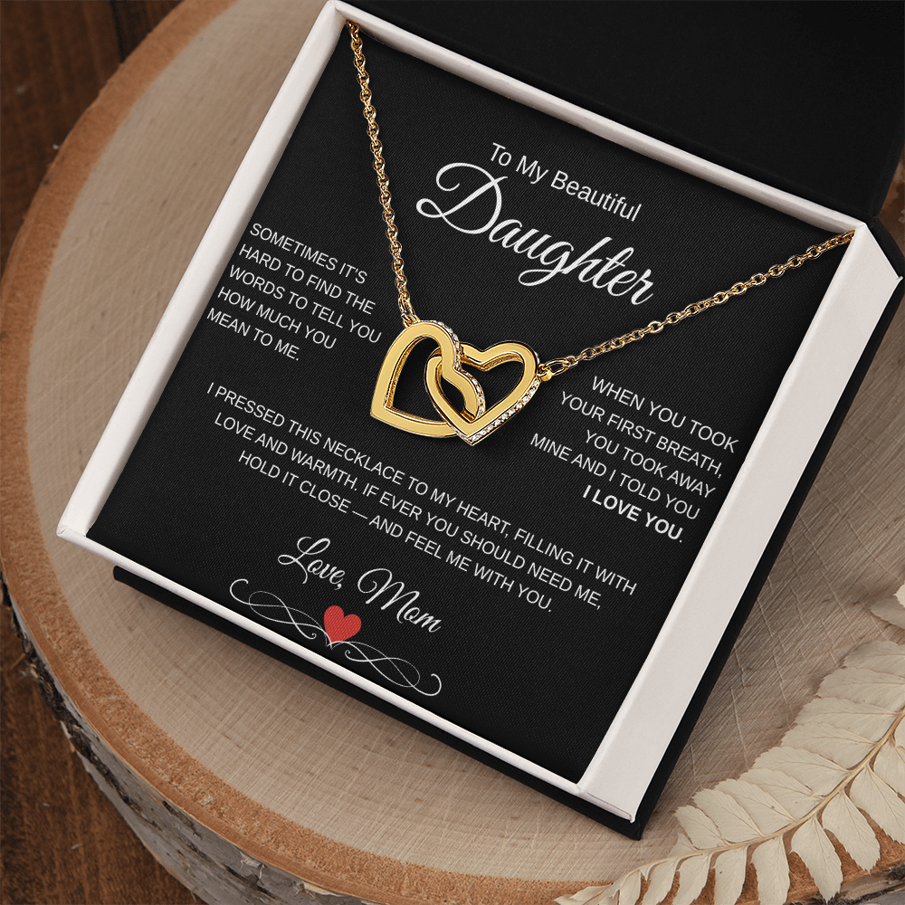 To My Daughter - Forever Love Necklace
