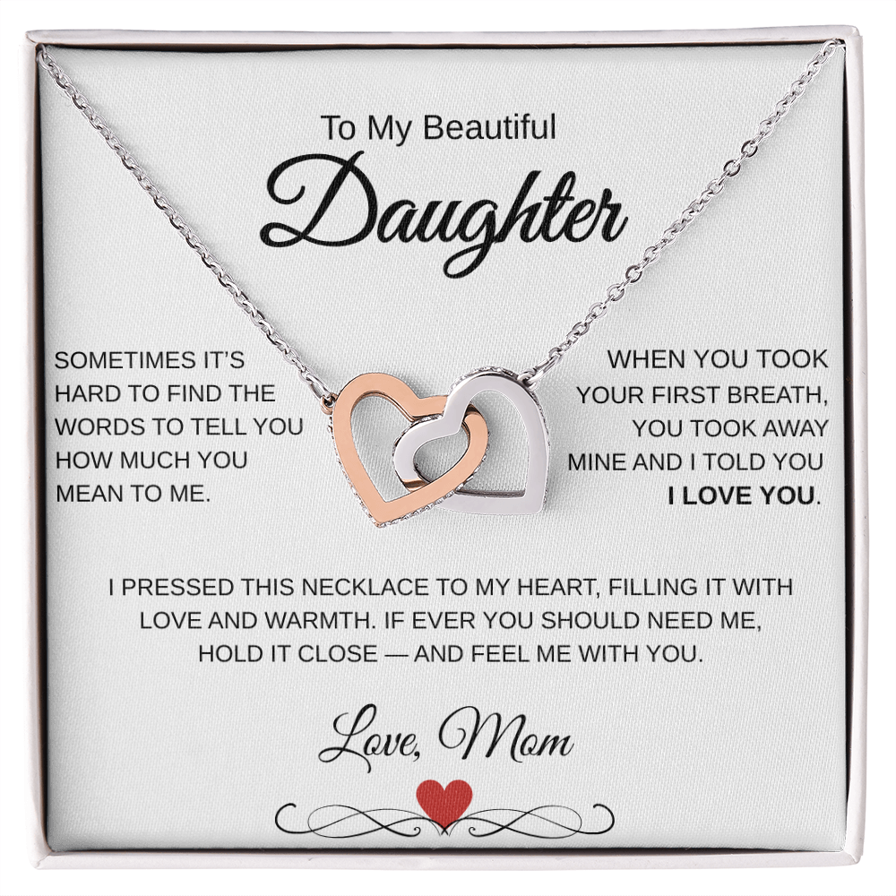 To My Daughter – Forever Love Necklace