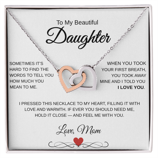 To My Daughter – Forever Love Necklace