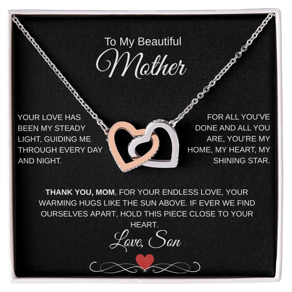 To My Mother, Interlocking Hearts