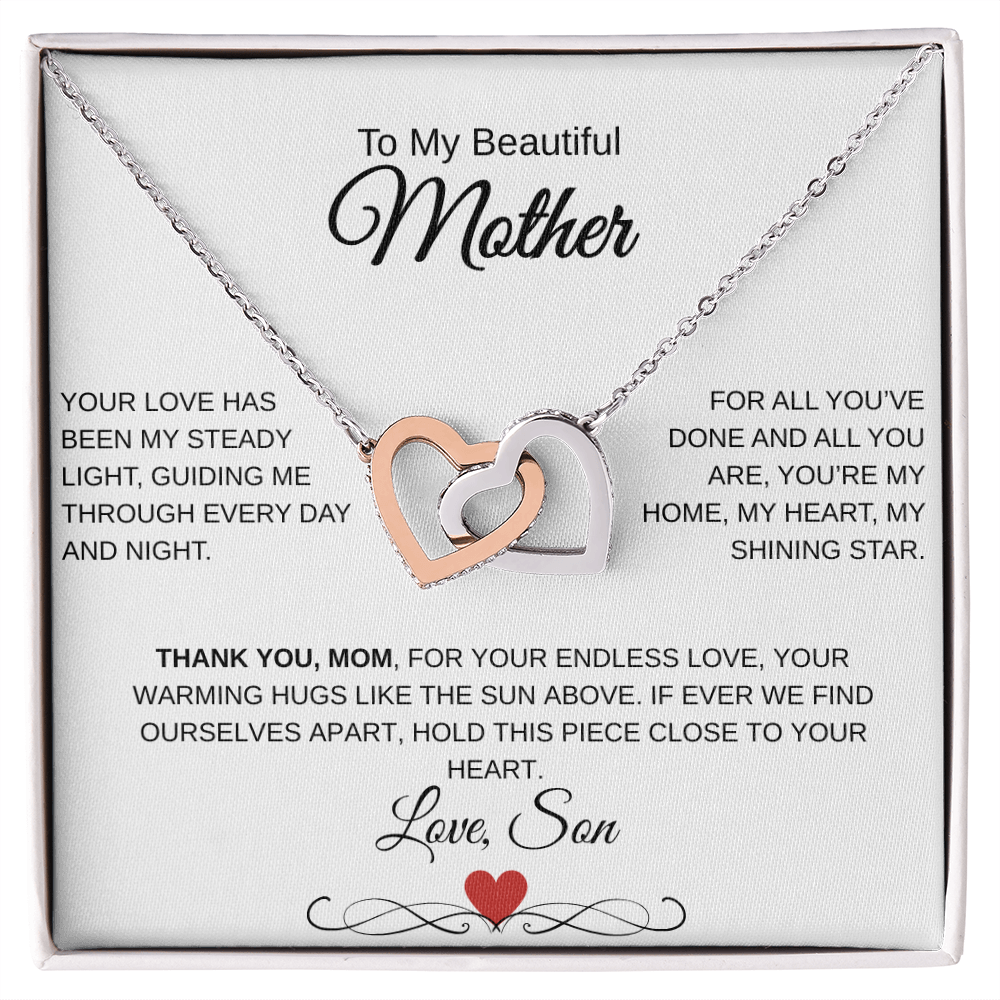 To My Mother, Interlocking Hearts