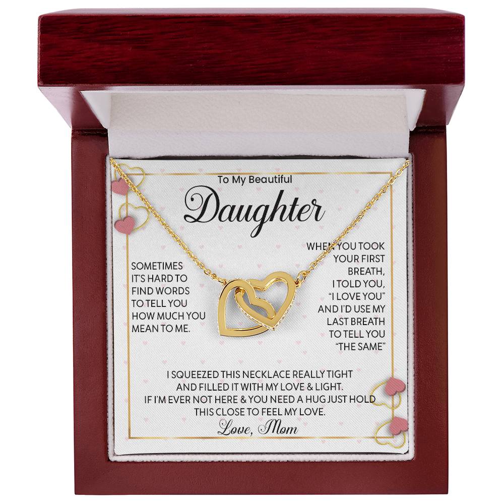 To My Daughter - Forever Love Necklace