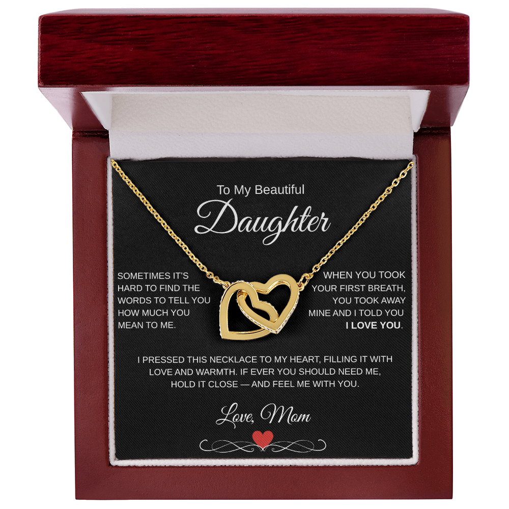 To My Daughter - Forever Love Necklace