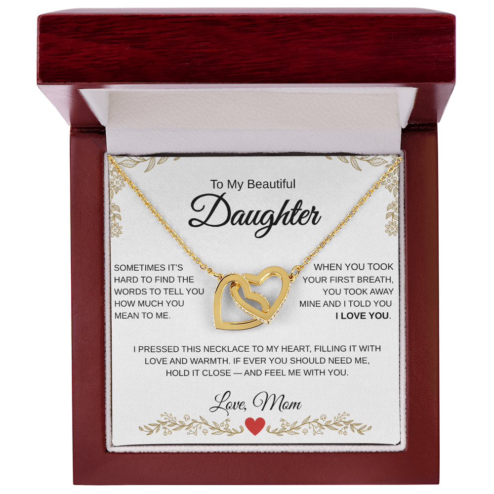 "A Mother's Love: Heartfelt Necklace for My Daughter"