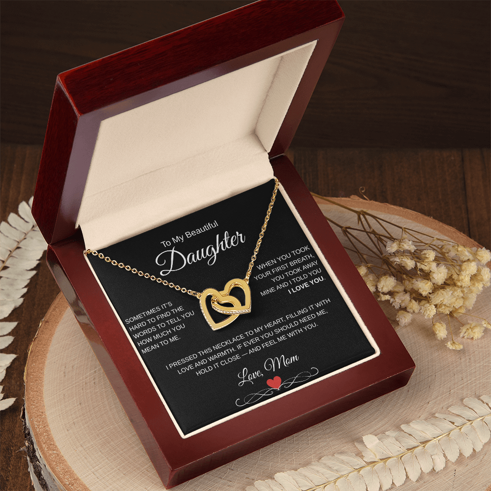 To My Daughter - Forever Love Necklace