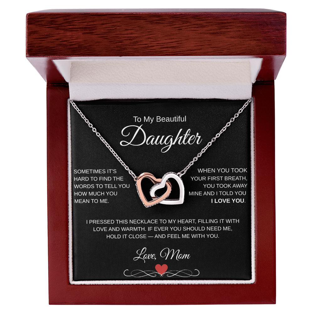 To My Daughter - Forever Love Necklace