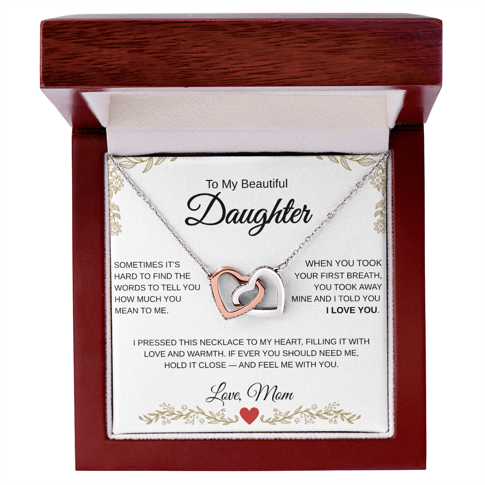 "A Mother's Love: Heartfelt Necklace for My Daughter"