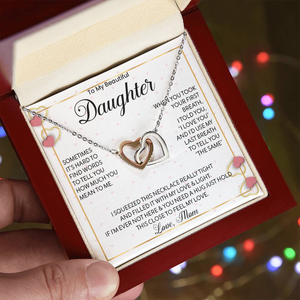To My Daughter - Forever Love Necklace