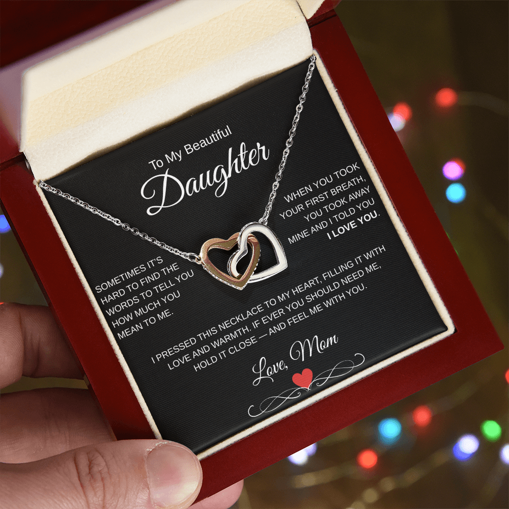 To My Daughter - Forever Love Necklace