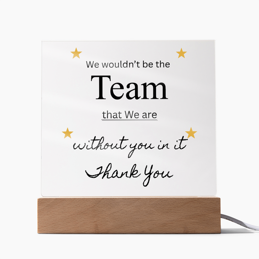 Great appreciation gift for your special Team, co-worker, partner, teammate